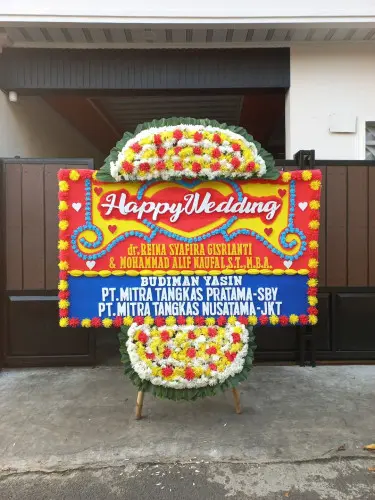 Papan Bunga Pernikahan gandasari