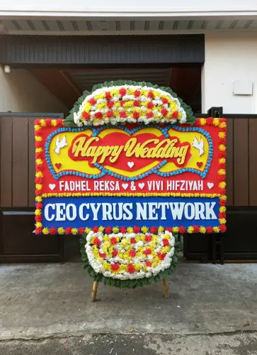 Papan Bunga Pernikahan gandasari