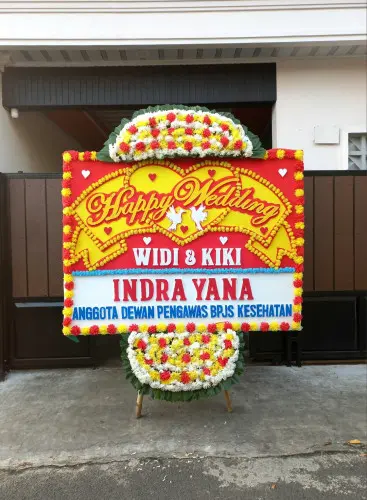 Papan Bunga Pernikahan gandasari